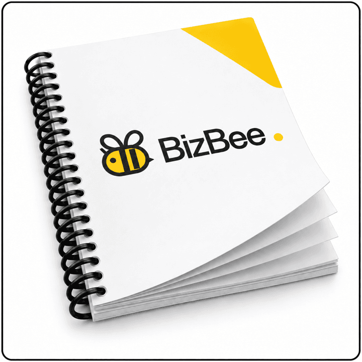 Spiral Binding print finishing example