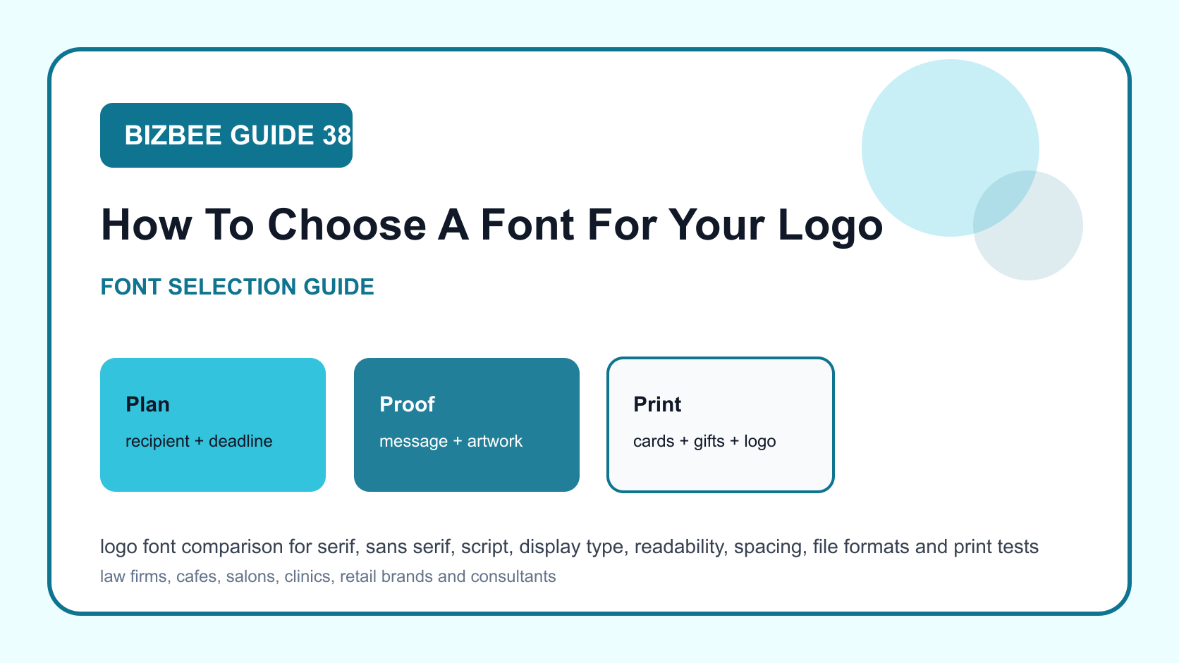 logo font comparison for Dubai cards, gifts and logo materials