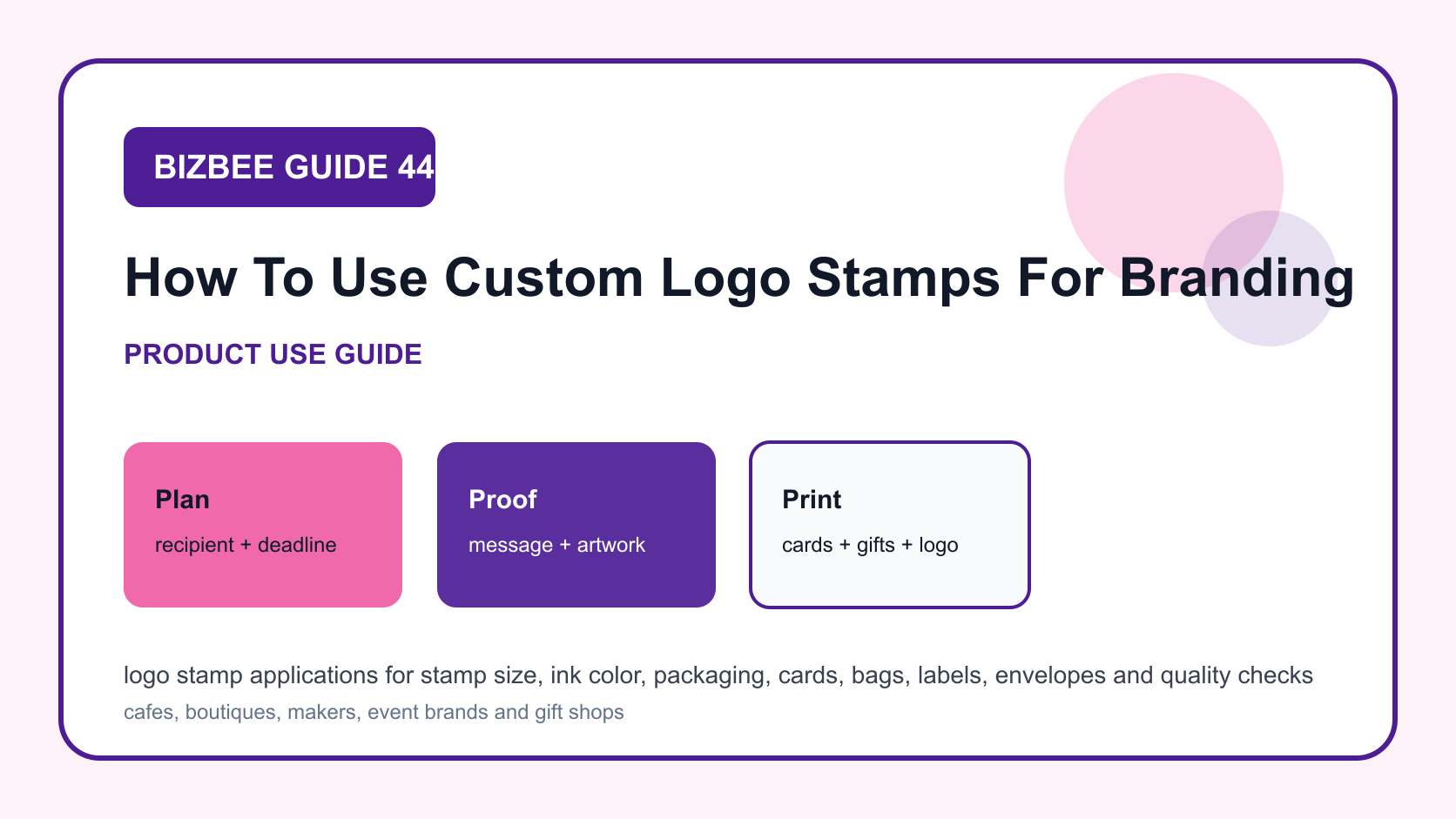 logo stamp applications for Dubai cards, gifts and logo materials