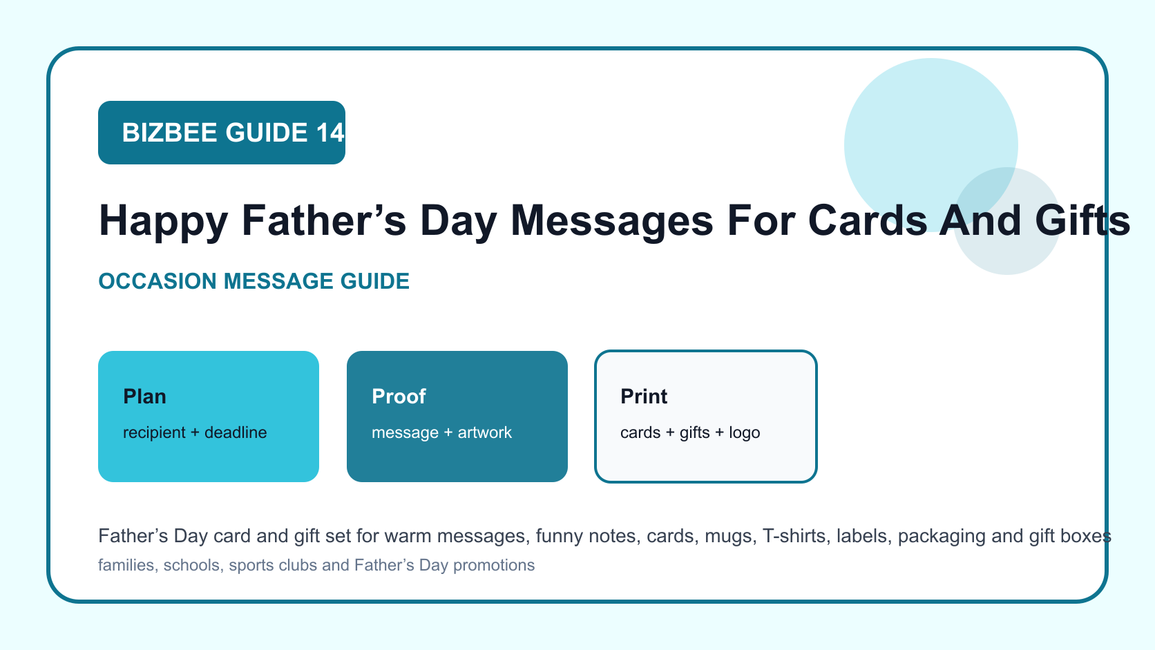 Father’s Day card and gift set for Dubai cards, gifts and logo materials