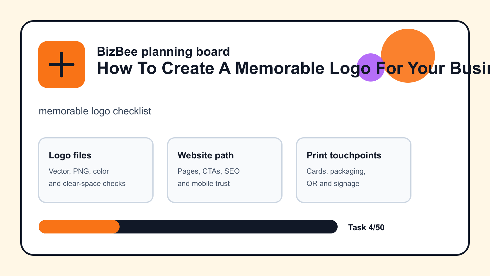 memorable logo checklist for Dubai logo, website and ecommerce planning