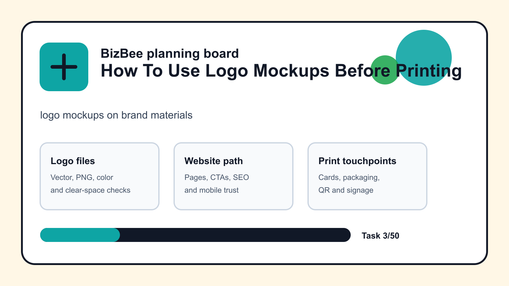 logo mockups on brand materials for Dubai logo, website and ecommerce planning