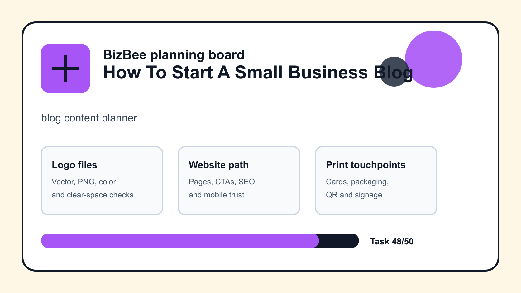 blog content planner for Dubai logo, website and ecommerce planning